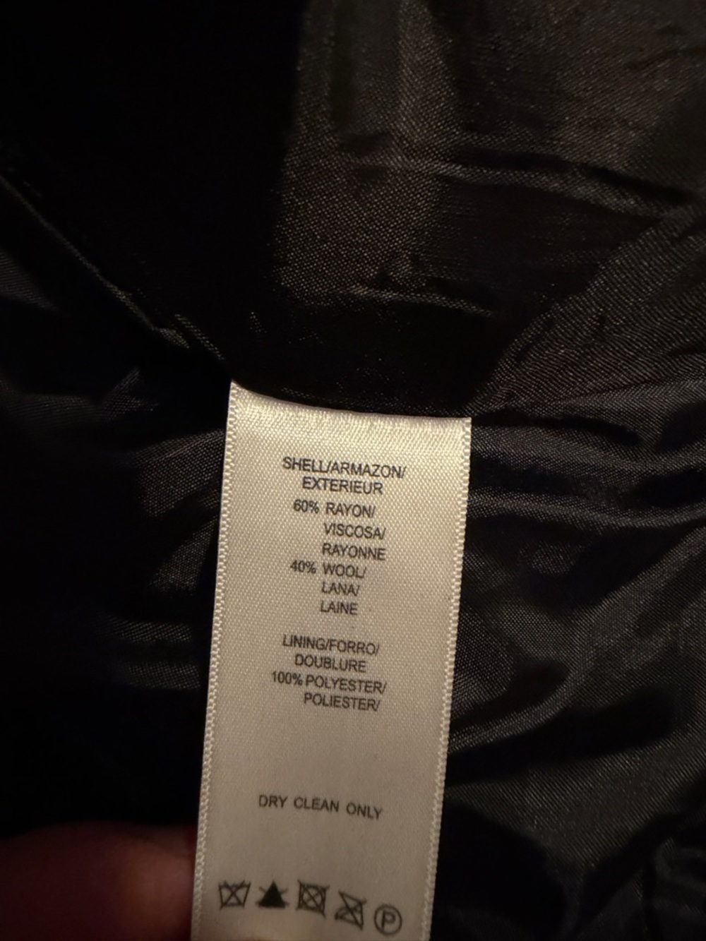 mac & jac Black Ruffle wool Jacket - Picture 6 of 6